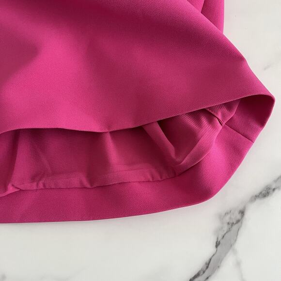 PatBo Flower Appliqué Cut-Out Mini Dress Pink Sz 6 Feminine luxury Designer - Picture 13 of 16